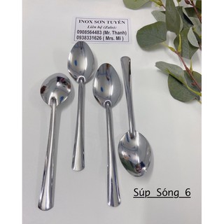 [SIÊU RẺ] Bộ 5 Muỗng Cơm cán dài | Hàng INOX 304 không gỉ