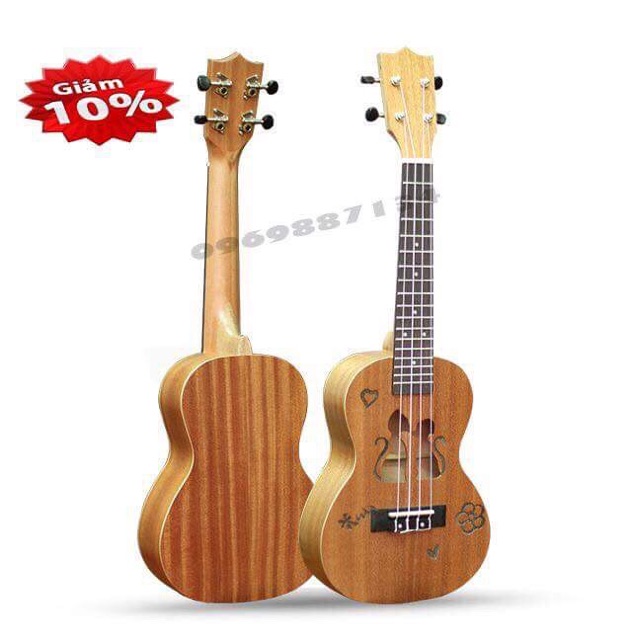 (FLASH SALE) ĐÀN UKULELE CONCERT HÌNH