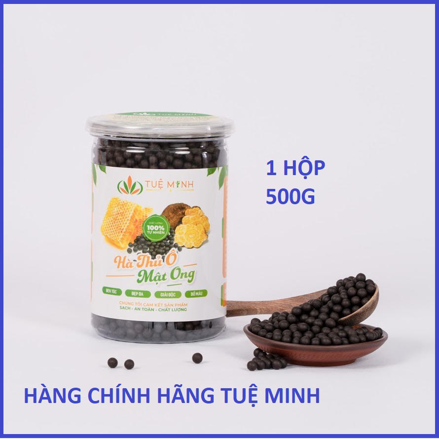 [GIÁ HỦY DIỆT] 1 Hộp 500g Viên Hà Thủ Ô mật ong Tuệ Minh chất lượng thơm ngon