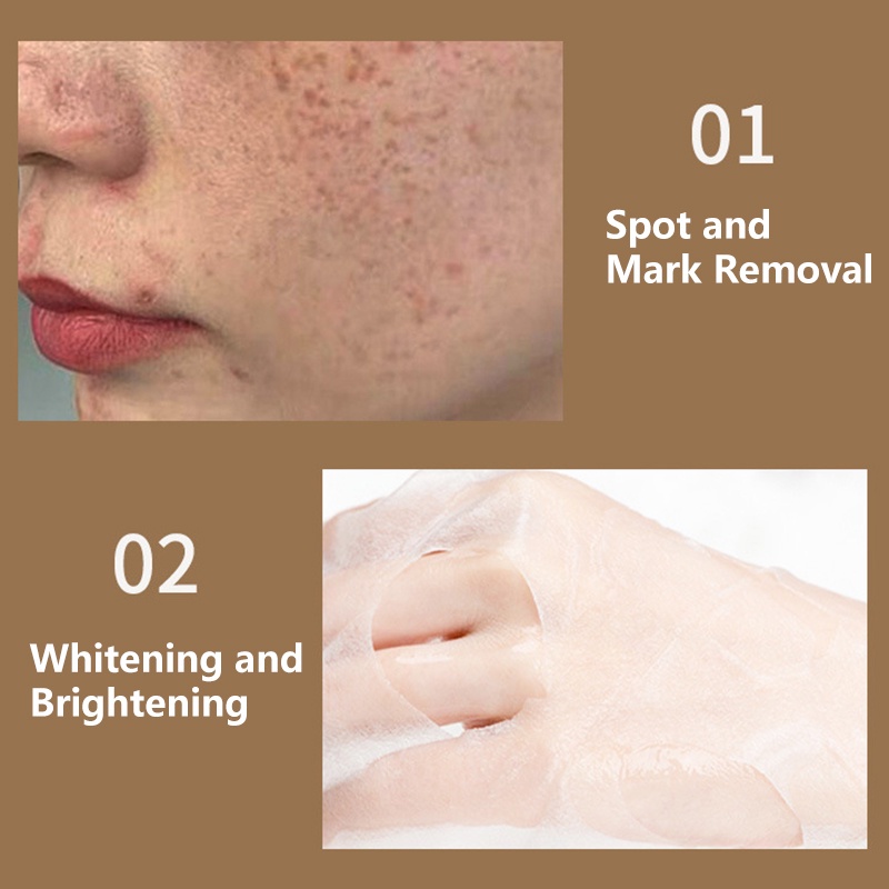 Mặt Nạ Dưỡng Ẩm Làm Trắng Da Loại Bỏ Tàn Nhang JP5