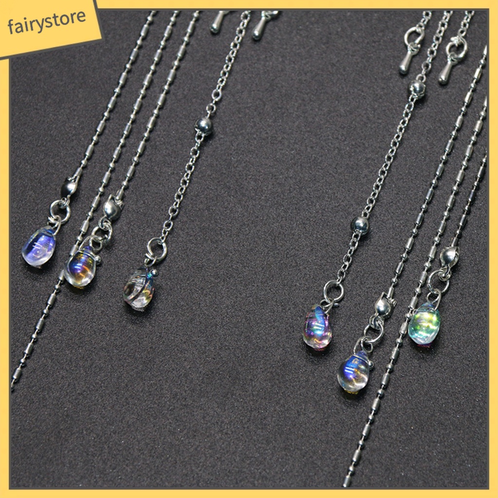 Chuỗi trang sức đeo trán tua rua dài đính đá thanh lịch