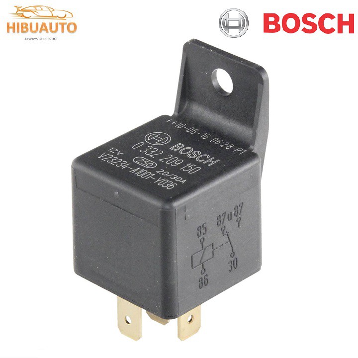 { AN TOÀN } Rờ Le Relay 5 Chân BOSCH 12V 30A  HIBUAUTO