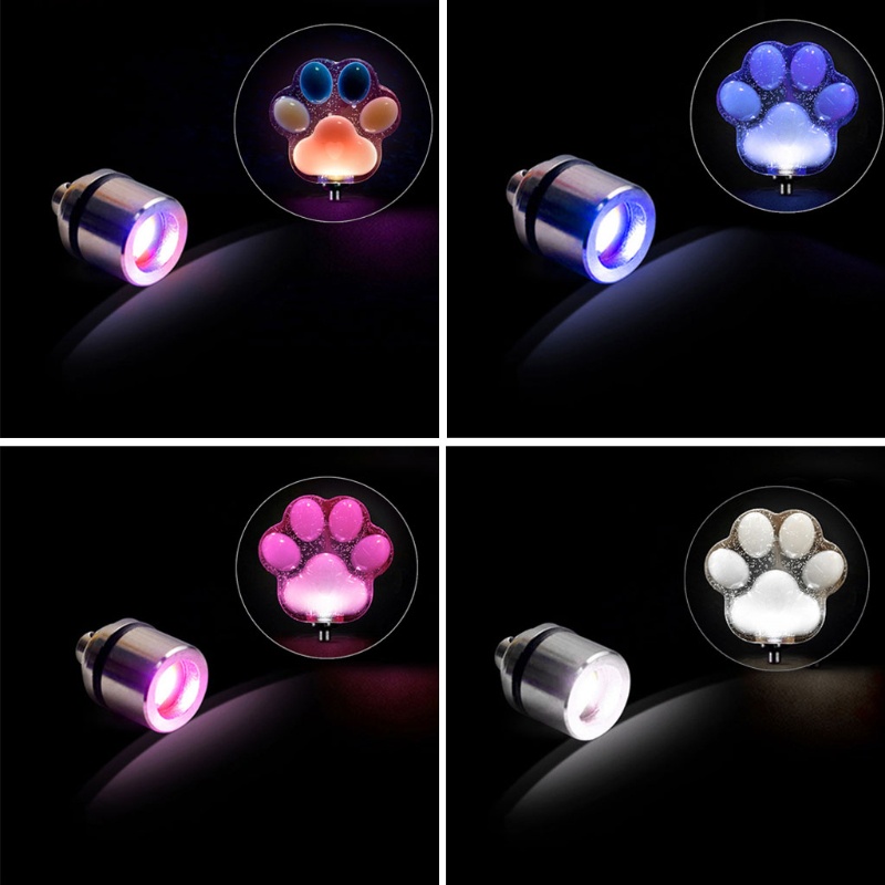 Khuôn silicone đổ resin epoxy 4 ngăn hình trái tim bàn chân mèo làm móc khóa gương mặt trang sức DIY