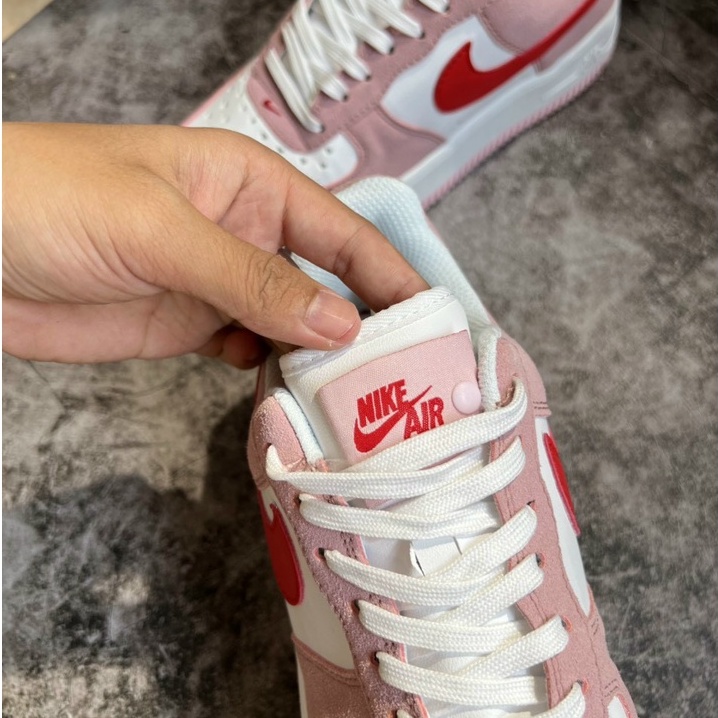 Giày Air_Force 1 Low Valentine Day Love/Af1 Hồng Trắng