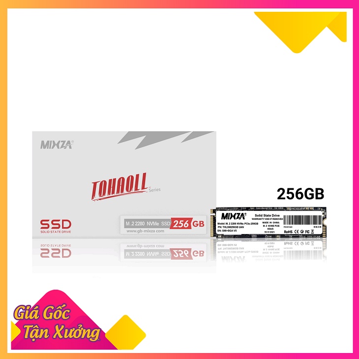 Ổ Cứng SSD M.2 256GB MIXZA NVMe PCIe 2280 I Chính hãng - 36T BH [HH3G COMPANY]