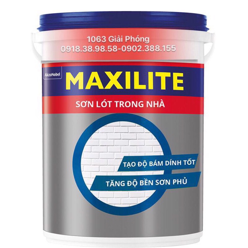 ME4 - Sơn lót chống kiềm nội thất Maxilite -18 lít ( cho tường HẾT NẤM MỐC)