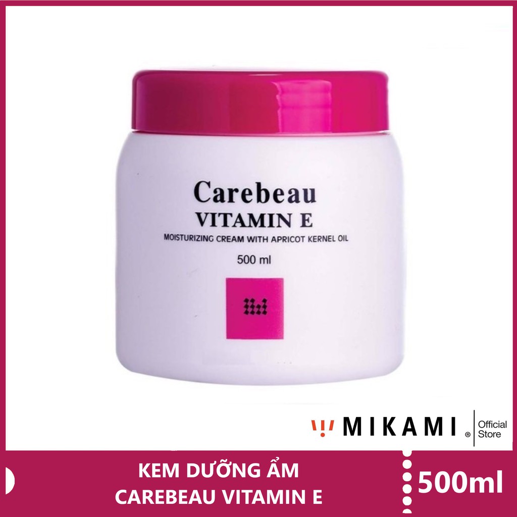Kem Dưỡng Ẩm Vitamin E Carebeau Hàng Thái Lan 500Ml
