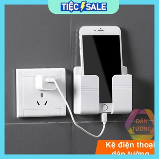 Kệ để điện thoại dán tường size to 9x10.5 cm, hộp đựng đồ remote đa năng _ Mẫu 02