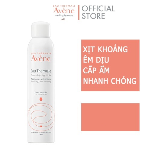 Xịt Khoáng Avene Thermal Spring Water Giúp Dịu Da Cấp Nước Nhanh Chóng