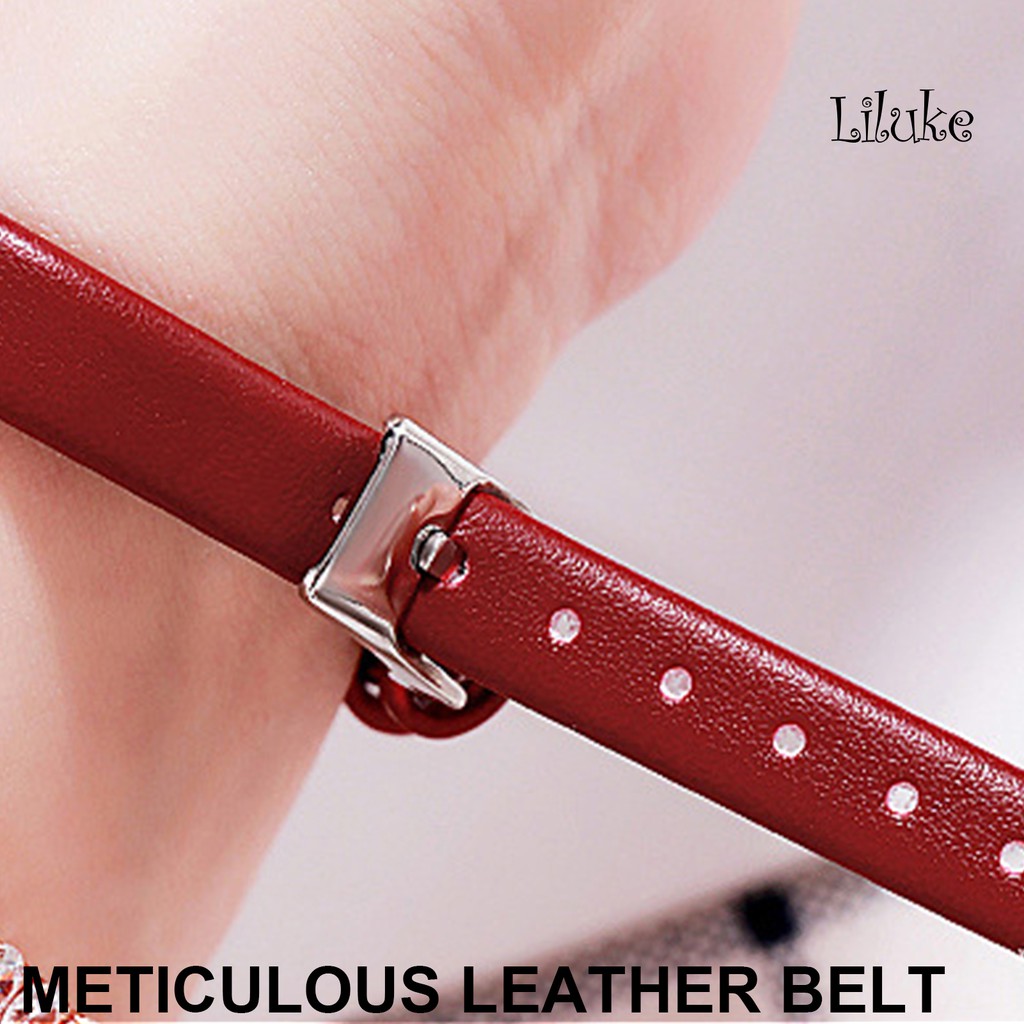 Đồng Hồ Đeo Tay Mặt Vuông Nhỏ Phong Cách Retro Dành Cho Nữ