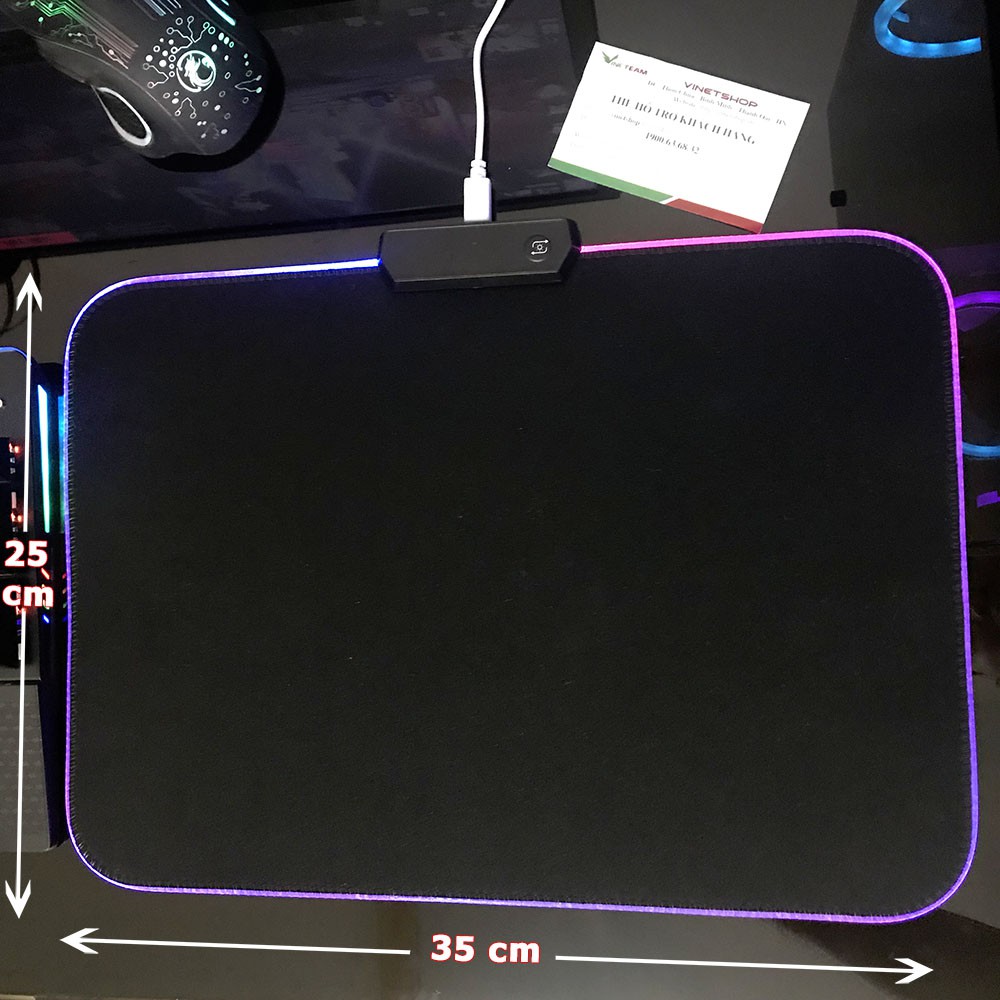 Miếng Lót Chuột LED RGB - Mousepad Led RGB Full Size