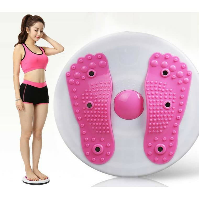 Bàn xoay eo 360 độ tập thể dục giảm cân tại nhà tiện lợi - Đĩa xoay eo massage tan mỡ bụng