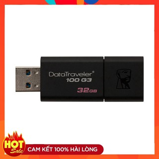USB 3.0 Kingston DT100G3 32GB tốc độ upto 100MB/s - Hãng phân phối chính thức