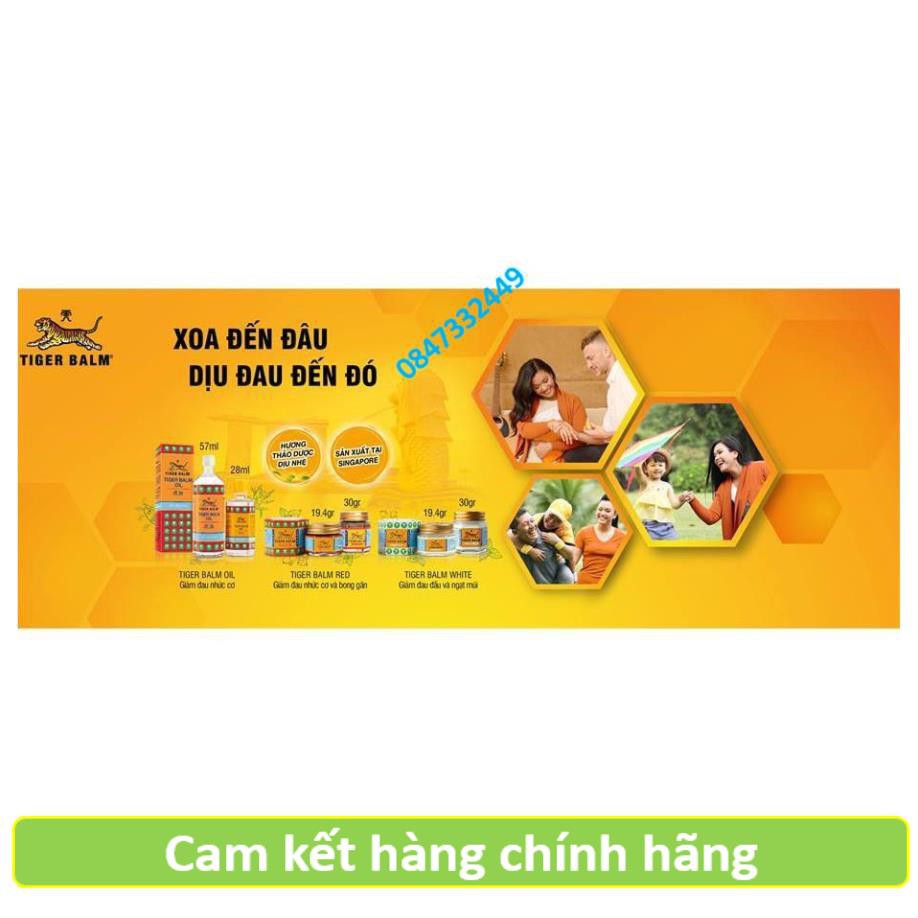 Cù là/ dầu cao con hổ Tiger Balm - Giảm chứng đau đầu, ngạt mũi, côn trùng cắn, ngứa, đau nhức cơ