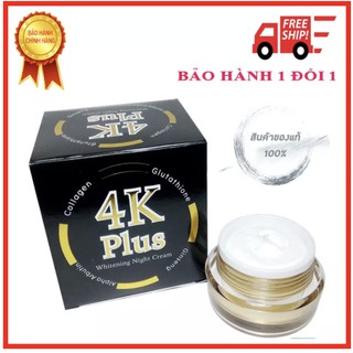 Kem 4K Plus Thái Lan Chính Hãng, Dưỡng Trắng Da Ban Đêm 20gr