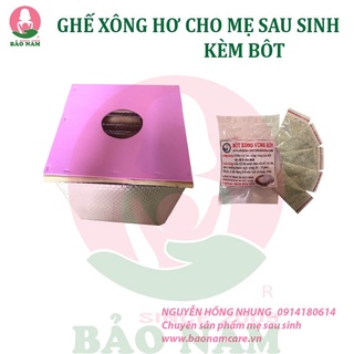 GHẾ XÔNG TẶNG LÓT VÀ BÔ