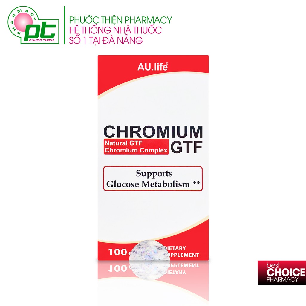 Hỗ Trợ Chống Biến Chứng Tiểu Đường Chromium GTF Lọ 100 Viên