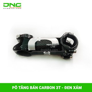 Pô tăng xe đạp BÁN (nửa) CARBON 3T 31.8mm