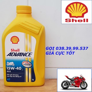 NHỚT SHELL ADVANCE AX5 15W-40 1L