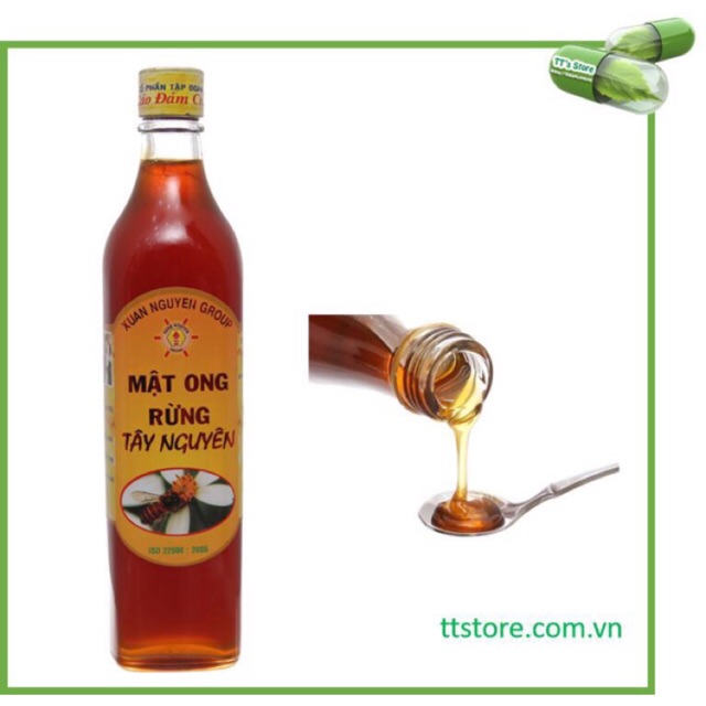 Mật ong rừng Tây Nguyên Xuân Nguyên 500ml - Mật ong nguyên chất