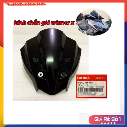 KÍNH CHẮN GIÓ WINNER X HONDA CHÍNH HÃNG ( HONDA MTV11)