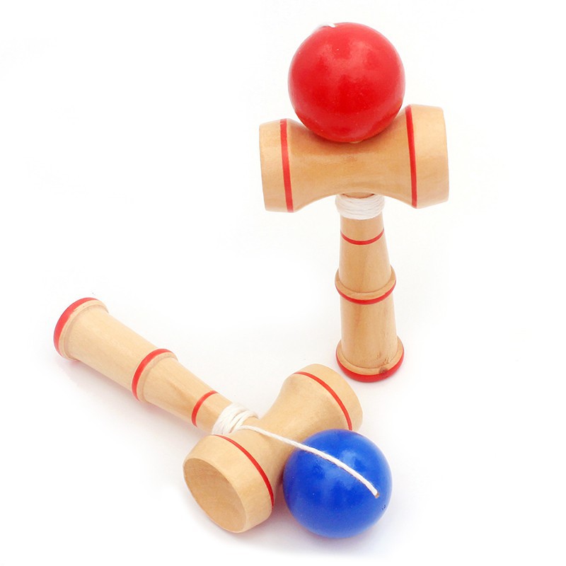 Trò chơi tung bóng Kendama Basic bằng gỗ Trò chơi cổ điển Nhật Bản