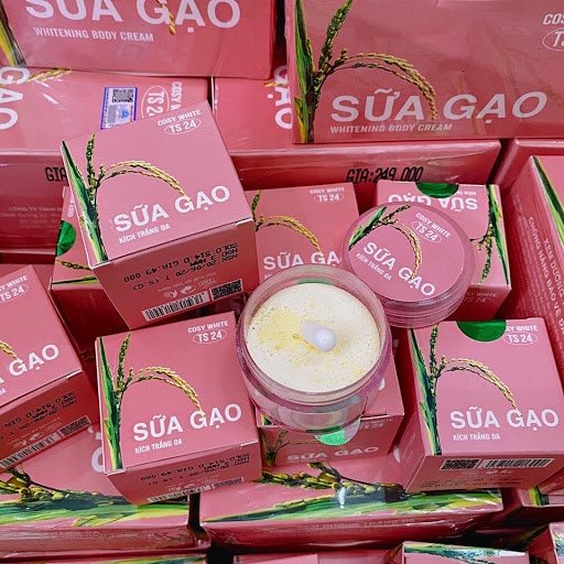 Kem Kích Trắng Sữa Gạo Cosy White TS24 10g