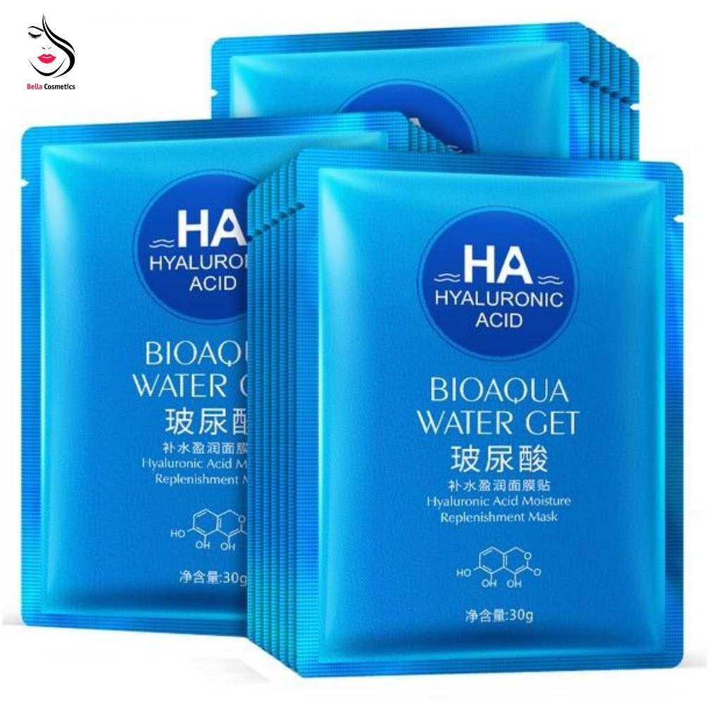 Mặt Nạ Bioaqua Water Get HA Sáng Da Mờ Thâm