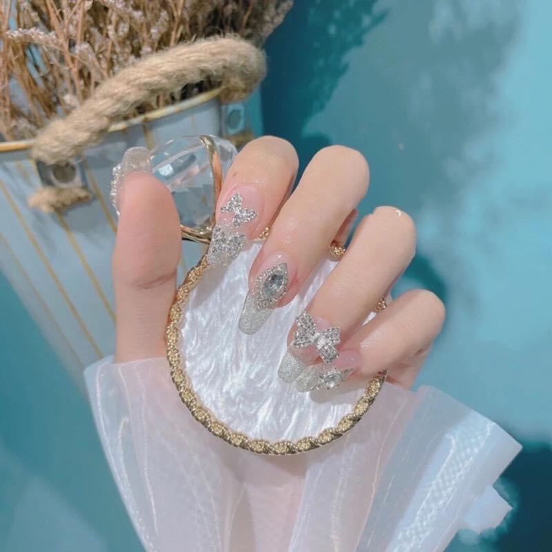 Khung chụp ảnh nail san hô- hoa cương