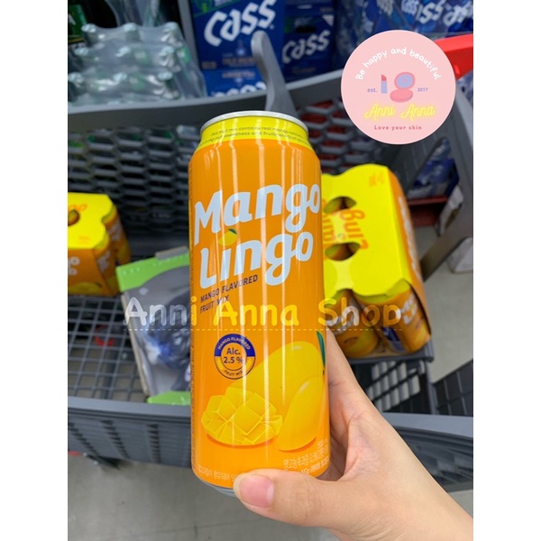 NƯỚC XOÀI CÓ GAS MANGO LINGO LÊN MEN HÀN QUỐC