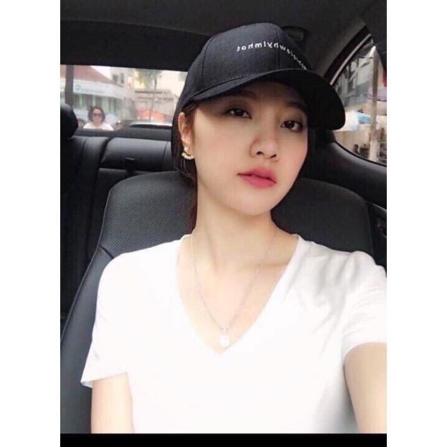 Áo phông cotton trơn cổ tim cho nữ BAO ĐẸP | BigBuy360 - bigbuy360.vn