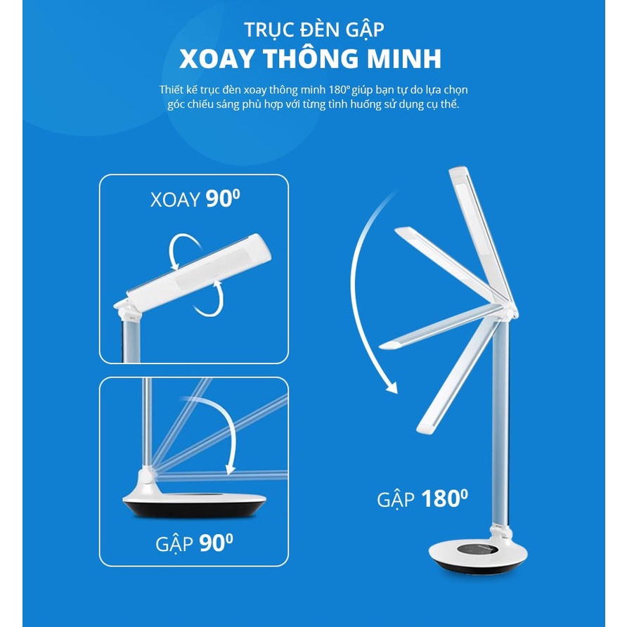 Đèn Bàn Panasonic Desk Stand 7W – Chip led RGO không ánh sáng xanh, tối ưu cường độ sáng cho mắt, chất liệu nhôm bền bỉ