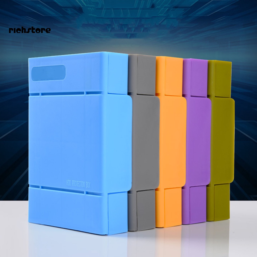 Hộp Đựng Ổ Cứng Chống Sốc Màu Trơn 3.5 Inch Ốp | BigBuy360 - bigbuy360.vn