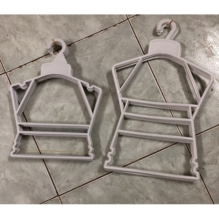 Móc Nhựa 50 Chiếc Bộ Bé và 30 Chiếc Bộ To TREO QUẦN ÁO TRẺ EM