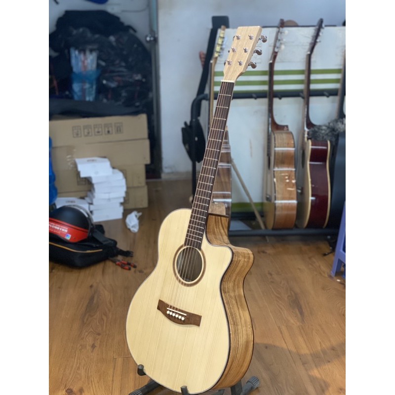 Acoustic gỗ Điệp Mahogany Giá Rẻ - Guitar Mạnh Linh