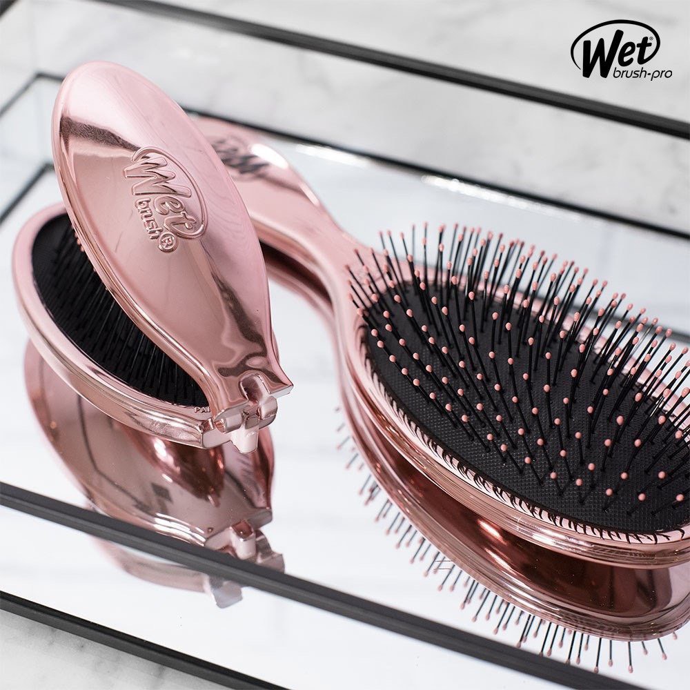 Combo 2 lược gỡ rối WET BRUSH màu vàng hồng