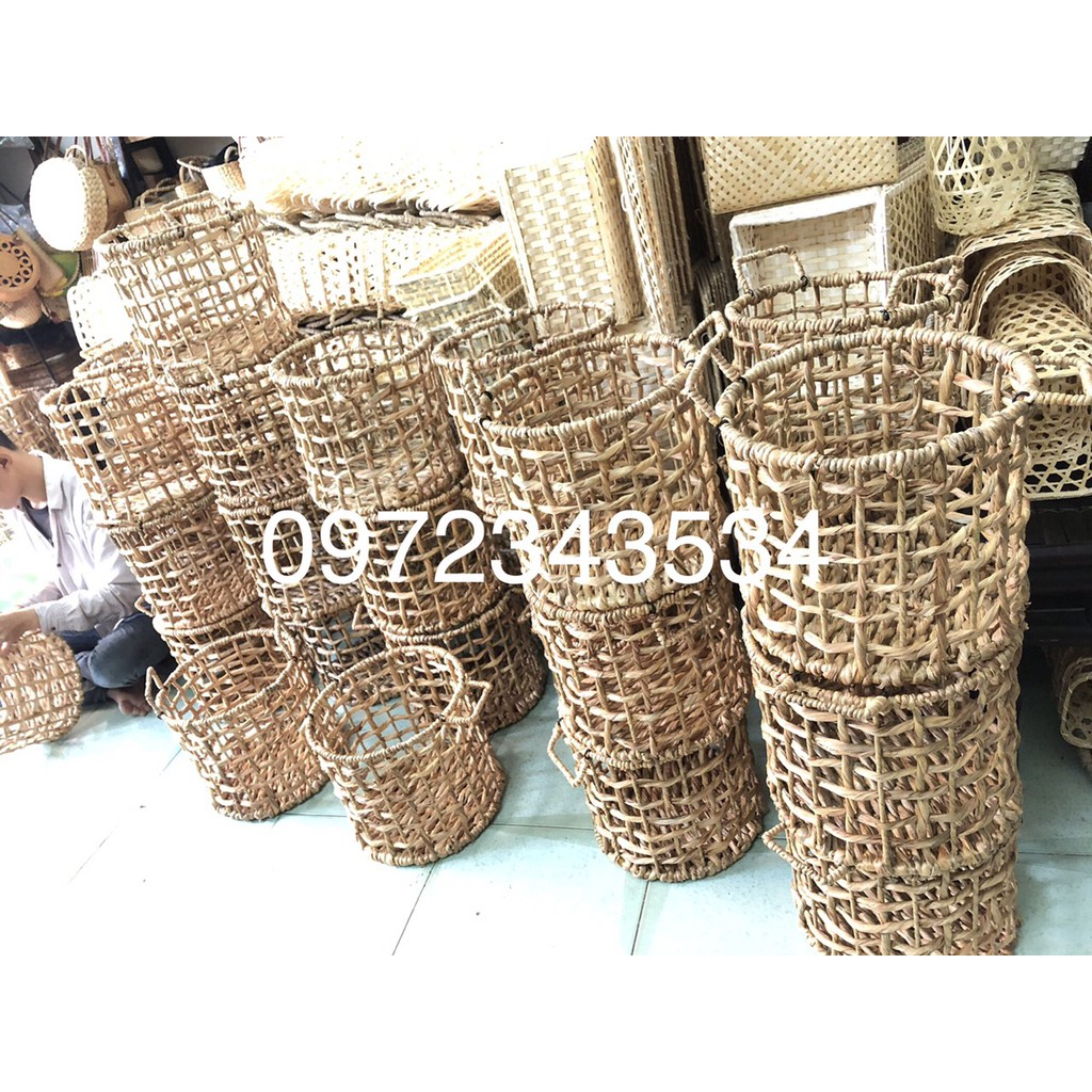 Sọt lục bình đan thưa