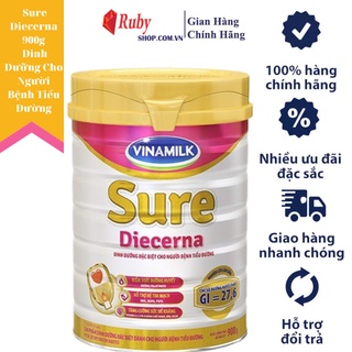 Sữa bột Vinamilk Sure Diecerna 900g Dinh Dưỡng Cho Người Bệnh Tiểu Đường