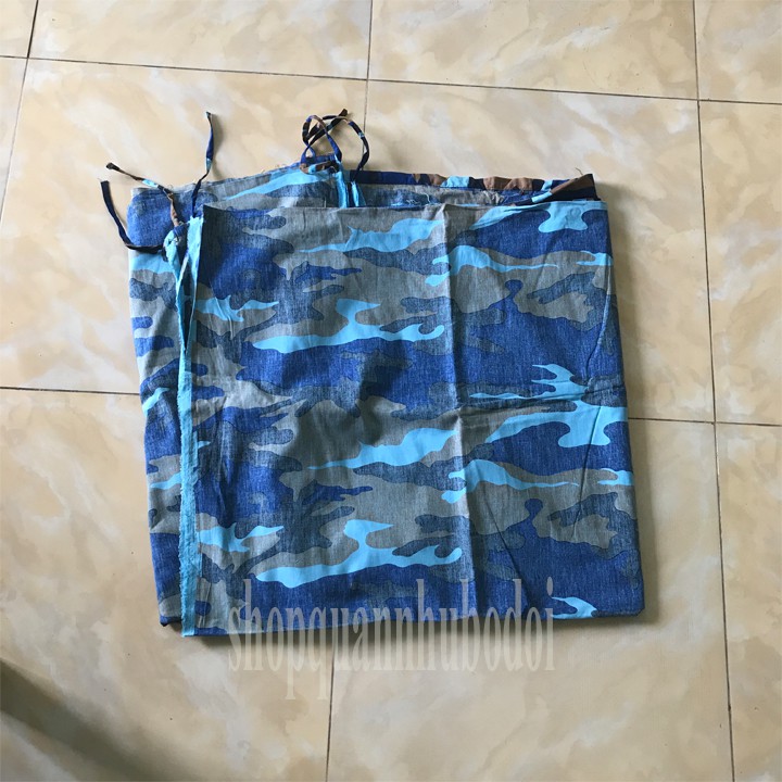 Vỏ chăn, mền màu xanh  rằn ri cao cấp