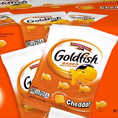 (Nhập US) Bánh cá Phomai Goldfish 28g [date 08/2022]
