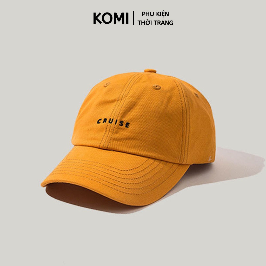 Mũ lưỡi trai nam nữ KOMI nón kết lưỡi trai unisex trẻ trung năng động nhiều lựa chọn