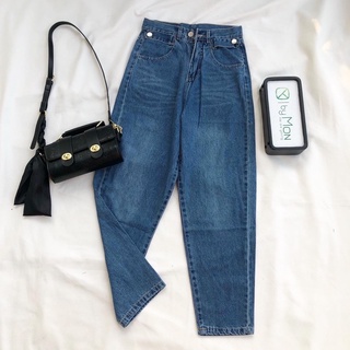 Quần jean nữ dáng baggy