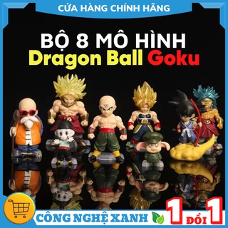 Mô Hình Dragon Ball Goku Chibi - Bộ 8 Mô Hình Dragon Ball mini Siêu đẹp giá rẻ