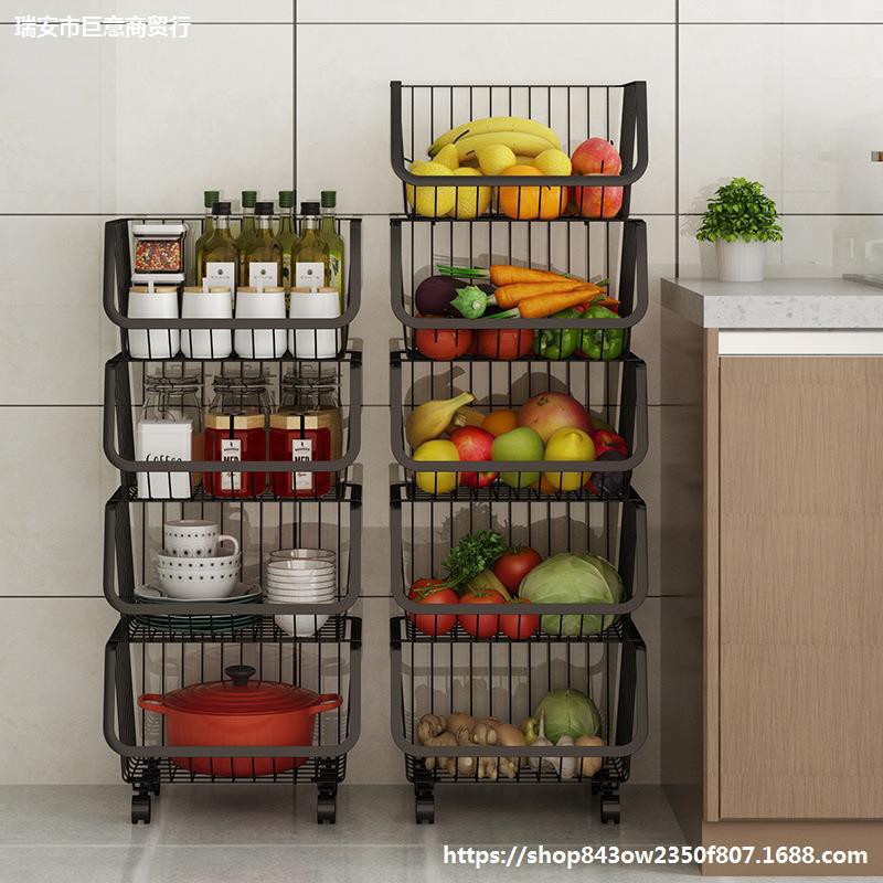 Kệ sắt đựng hoa quả bằng sắt màu trắng, xe đẩy nhiều 2,3,4 tầng nhà bếp, phòng ngủ, đồ dùng cá nhân | BigBuy360 - bigbuy360.vn