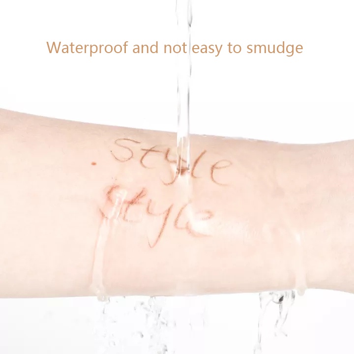 [Hàng mới về] Chì kẻ lông mày hai đầu dạng xăm tự nhiên chống thấm nước lâu trôi 5 màu sắc tùy chọn