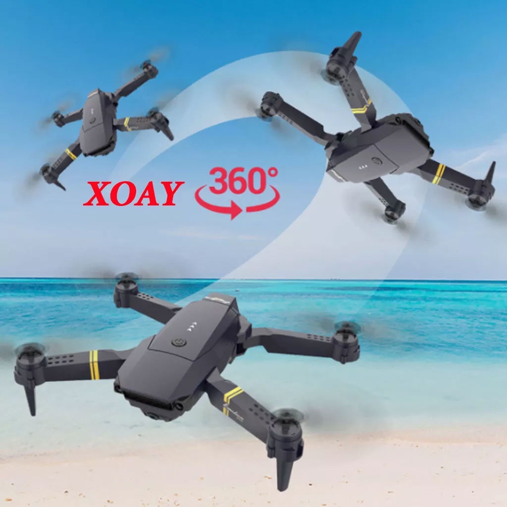 Top 1 Phân Khúc Giá Rẻ Máy Bay Điều Khiển Từ Xa, Có Camera, 4 Cánh - Flycam Mini E58, Trần Bay 200m, Time Bay 20P