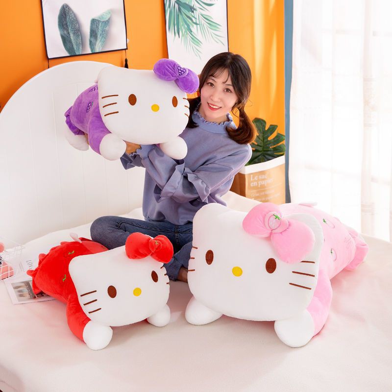 Hello Kitty Gối Ôm Nhồi Bông Dễ Thương Cho Bé