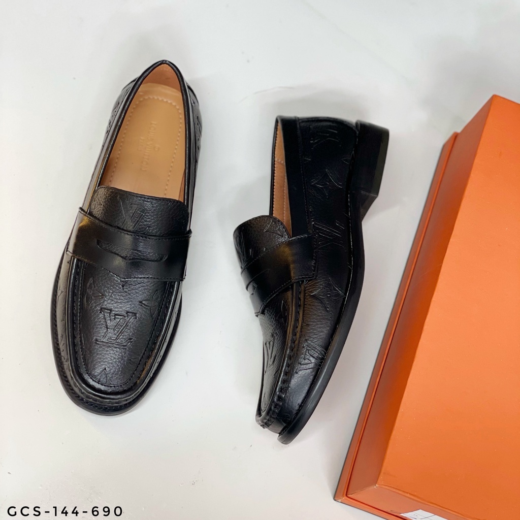 [FREESHIP - DA THẬT] - Giày tây nam công sở - Giày lười nam da bò cao cấp lịch lãm CS-145