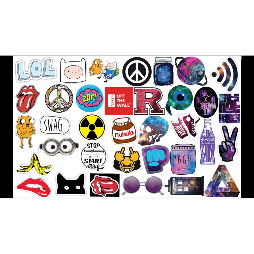 STICKER dán Vali, xe, barber shop, Mũ bảo hiểm , macbook, đàn, tường... Nhập mã GIẢM GIÁ 15k khi mua từ 3 set