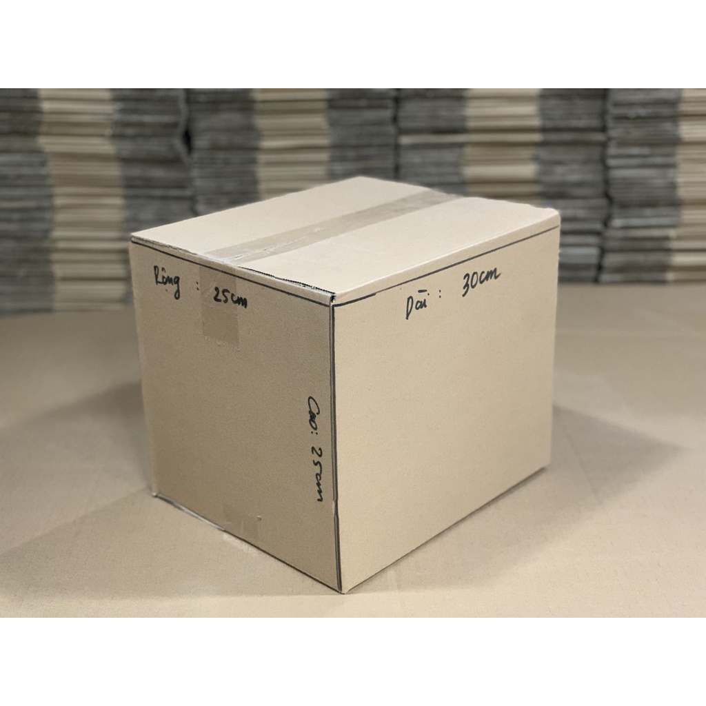 [FREESHIP] Combo 10 Hộp Carton 30X25X25 Giá Rẻ Đóng Hàng tại Cầu Giấy Hà Nội - Thùng giấy ship cod